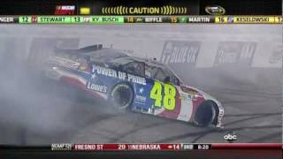 Kurt Busch Vs Jimmie Johnson at Richmond 2011 HD [upl. by Aitnis]