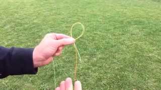 How to Tie Double Surgeons Knot Adding tippet to leader [upl. by Christye62]