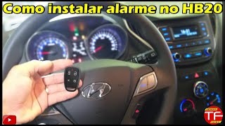 Instalação de alarme no Hyundai HB20 [upl. by Ila424]