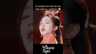 He protects her  YOUKU COSTUME 度华年 ThePrincessRoyal 赵今麦 张凌赫 shorts youku 优酷 [upl. by Senecal]