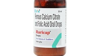 Raricap drops calcium minerals [upl. by Nevram829]