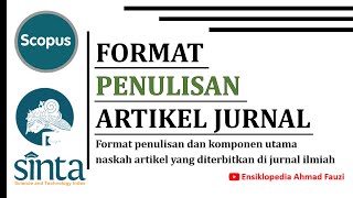 Format Penulisan Artikel Jurnal [upl. by Ynnej34]