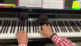 Stairway by Christopher Norton played slowly AMEB Piano Grade 1 Piano for Leisure [upl. by Annetta]