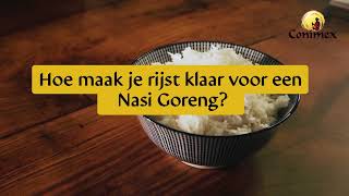 Hoe kook je rijst voor Nasi Goreng [upl. by Ainotal551]