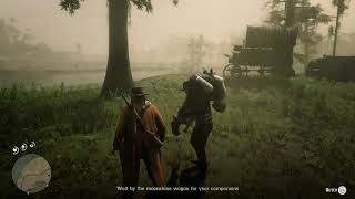 Red Dead Redemption 2 Moonshine Wagon Mission Glitch Braker Dutch [upl. by Uzzia873]