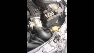 Timing belt scraping noise tensioner pulley [upl. by Akerdnahs]