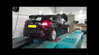 Focus Zetec S 16 Ecoboost 182  Tuned Dyno Pull [upl. by Mart]