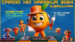 MUSICA FITNESS CARDIO MIX NARANJA 🍊 2024 quebraditas vs electronica djsaulivan [upl. by Anaihs94]