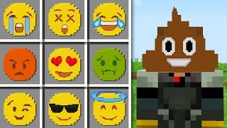 MINECRAFT EMOJIS 😂😍😡💩 [upl. by Sloan]