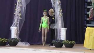 9yearold Elena Shinohara Freehands at Capital Challenge 2010 Rhythmic Gymnastics 新体操小学生 [upl. by Joby]