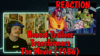 Honest Trailers  The Transformers The Movie 1986 REACTION [upl. by Arodasi]