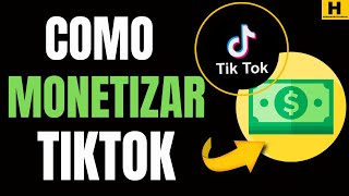 Como MONETIZAR o TIKTOK Ganhar DINHEIRO 2022 [upl. by Sly239]