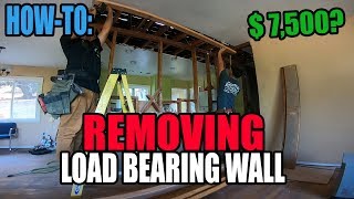 How To Removing a Load Bearing Wall EASY STEPBYSTEP [upl. by Regnij775]