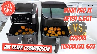 Ninja Pro XL AF181 vs Cosori TurboBlaze Air Fryer COMPARISON [upl. by Nagn]