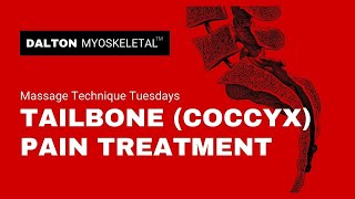 Tailbone Coccyx Pain Treatment using Myoskeletal Alignment Techniques [upl. by Nireil]