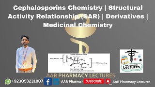 Cephalosporins Chemistry  Structural Activity Relationship  Derivatives  Medicinal Chemistry [upl. by Mcclary522]