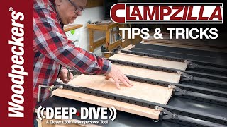 How To Use CLAMPZILLA For Large Panel GlueUps  Deep Dive  Woodpeckers Tools [upl. by Keffer]