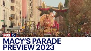 Macys 2023 Thanksgiving Day Parade preview [upl. by Skip]