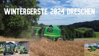 Wintergerste 2024 🚜💪  Gumpenbergeragrar [upl. by Bartolome]