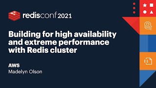 Building for high availability and extreme performance with Redis cluster AWS [upl. by Anaugal]