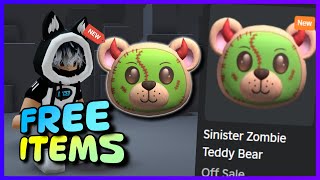 EVENT New FREE UGC items 🤩😍 How to get FREE UGC ITEMS Sinister Zombie Teddy Bear on The Hunt [upl. by Norihs]