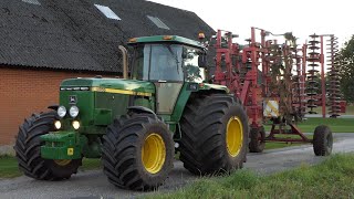 John Deere 4955  Full Video  Big Deere with HUGE Tires cultivating the field  Brute Force [upl. by Nickelsen]