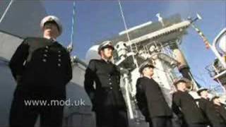 HMS Manchester prepares to join US Carrier Strike Group [upl. by Atiekahs]