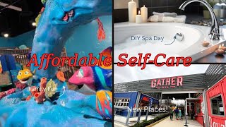 HOW TO DO AN AFFORDABLE SELF CARE DAY  FUN FAMILY WEEKEND VLOG [upl. by Hserus]