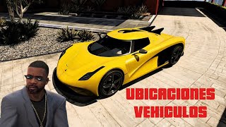 Mejores Ubicaciones de Vehiculos en GTA V GTA V MODO HISTORIA [upl. by Pate]