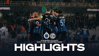 CLUB BRUGGE  FC LUGANO  HIGHLIGHTS  20232024 [upl. by Eads]