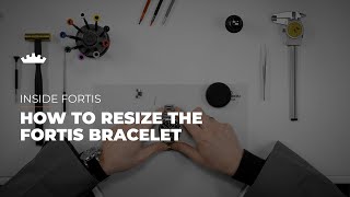 Explained How to resize a Fortis bracelet  Tutorial [upl. by Jonny714]