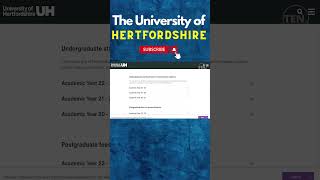 Study In UK  Scholarships And Programs At The University Of Hertfordshire 2024 ukuni hertford [upl. by Anitrebla]