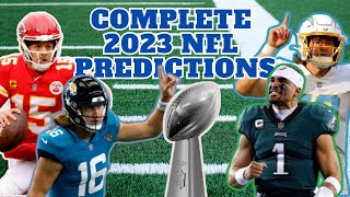 2023 NFL Playoff Predictions [upl. by Attikin]