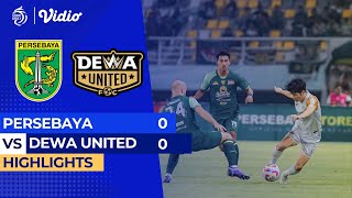 Highlights  Persebaya vs Dewa United  BRI LIGA 1 202425 [upl. by Jenine]