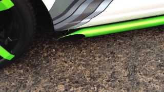 Vw Caddy Custom Made Sidepipes amp Decat Exhaust [upl. by Eillom245]