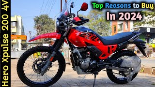 Top Reasons to Buy Hero Xpulse 200 4V In 2024  Xpulse 200 4V E20  Price amp Mileage [upl. by Eibreh]