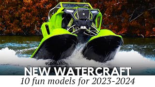 10 Innovative Watercraft and Newest Boats for 2023 amp 2024 Summer Seasons [upl. by Adiel]