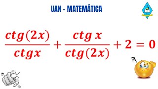 Exame de Acesso UAN  Resolver a equação trigonométrica [upl. by Ainelec128]