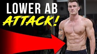 4 Minute Lower Ab Workout for Ripped Abs  V SHRED [upl. by Rekyr]