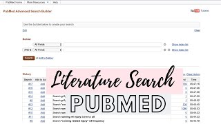 Literature Search in PubMed Tutorial  Keyword Search Strategy Part 2 [upl. by Llabmik625]