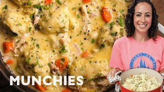 Chicken amp Dumplings A Classic Comfort Food  The Cooking Show [upl. by Lemej]