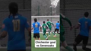 Chichester City goal vs Sevenoaks Town  24224 shorts [upl. by Macguiness]