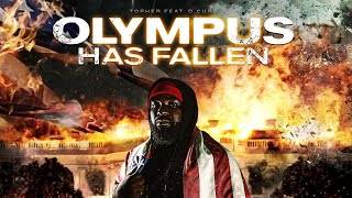 Topher  Olympus Has Fallen feat DCureLyric Video [upl. by Natsuj]