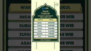 Jadwal Imsakiyah Wilayah Surabaya dan Sekitarnya Sabtu 4 Maret 2023 [upl. by Adlin]