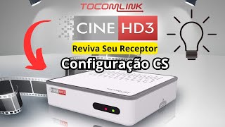 TocomLink Cine HD3 Rodando Sem Travas Configurar CS 2024 [upl. by Eachern]