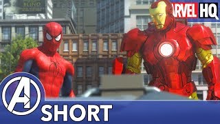 Spidey Meets Iron Man  The Avengers vs AIM  Part One  SHORT [upl. by Eamanna]