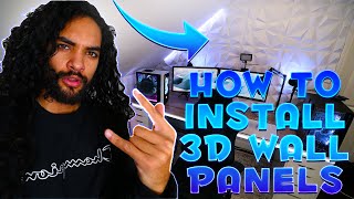 DIY 3D Wall Panels [upl. by Einamrej]