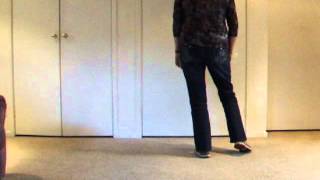 Chilly Cha Cha Beginner Line Dance Walk Through [upl. by Nywnorb]