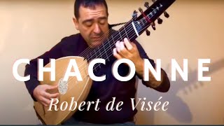 Chaconne by Robert de Visée played on the 14 course theorbo by Xavier DíazLatorre [upl. by Lleksah]