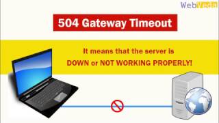 Understand 504 and 503 Server Error [upl. by Creighton388]